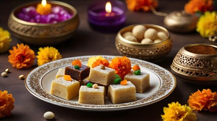 Delicious food on table