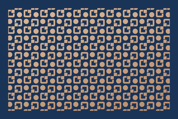 Abstract Seamless Ornament Pattern Design.