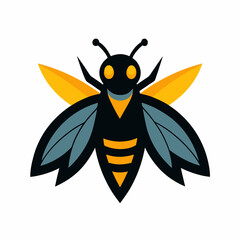 mascot botfly  illustration  on white background 