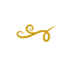 gold swirl illustration
