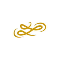 gold swirl illustration