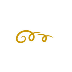 gold swirl illustration