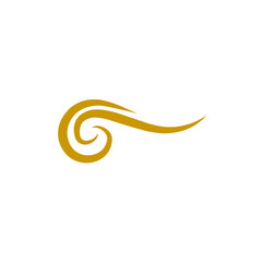 gold swirl illustration