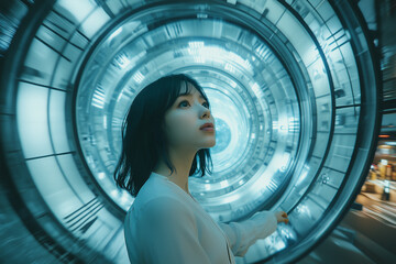 Poster for a time-travel adventure