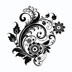 abstract floral background illustration