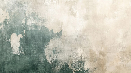 Light grainy gradient background in soft pastel tones of white, green, and beige creating a subtle and calming atmosphere with ample copy space for your design needs

