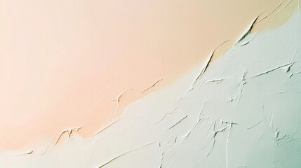 Light grainy gradient background in soft pastel tones of white, green, and beige creating a subtle and calming atmosphere with ample copy space for your design needs

