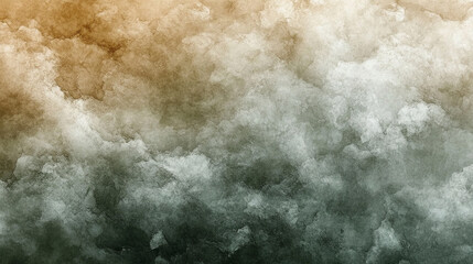 Light grainy gradient background in soft pastel tones of white, green, and beige creating a subtle and calming atmosphere with ample copy space for your design needs

