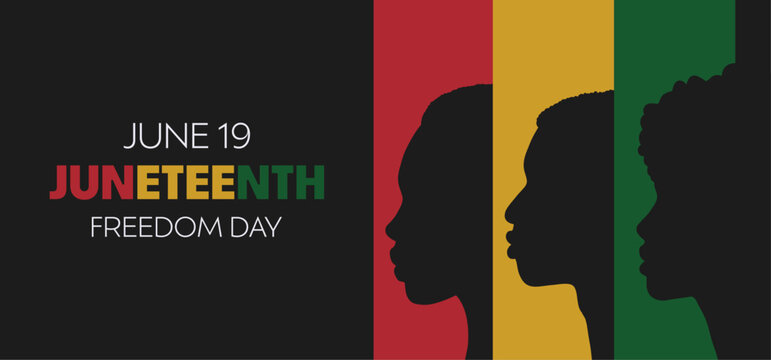 Juneteenth Emancipation Day. African American Independence Day. Juneteenth holiday banner
