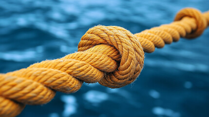 A modern blurred sideline with an empty rope, symbolizing isolation, potential, and waiting for action or direction, leaving space for new opportunities and interpretations of chaos

