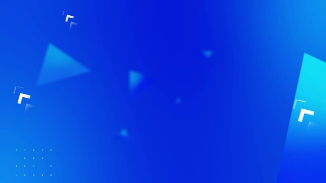 Background blue pattern triangle with arrow