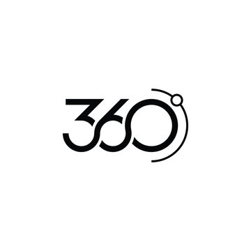 Number 360 and orbit logo on the right