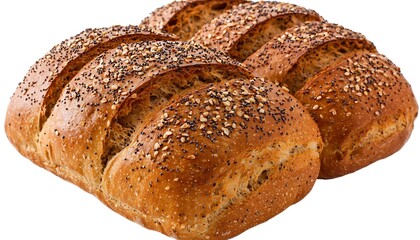 Hearty artisan bread crafted from whole wheat kernels, rustic and flavorful.
