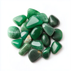 Aventurine isolated on white 