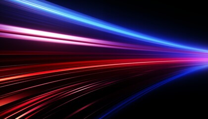 abstract motion loop, blue, red, pink, line
