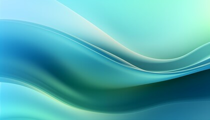 abstract blue wave background, green