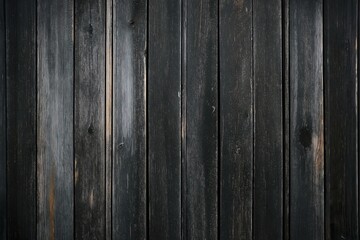 Overhead View of Dark Wooden Planks with Grain and Knots Texture for background