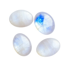 Moonstone isolated on white