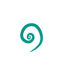 vintage swirl ornaments