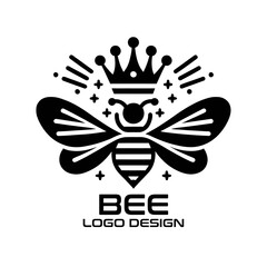 Bee Vector Logo Design