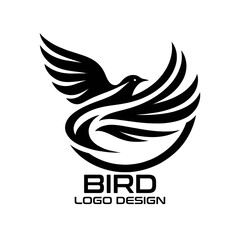 Fototapeta premium Bird Vector Logo Design