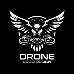 Drone Vector Logo Design