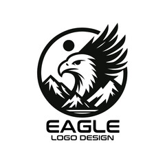 Fototapeta premium Eagle Vector Logo Design