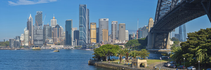 1,여객선,항해,바다,하버브릿지,고층빌딩,밀슨스포인트,Milsons Point,시드니,호주 © JinChang