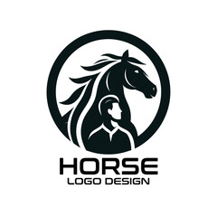 Fototapeta premium Horse Vector Logo Design