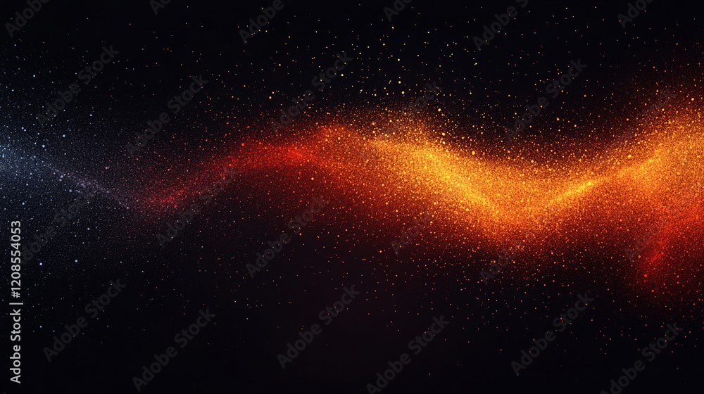 Poster a smooth gradient texture in orange and yellow hues blending into a grainy noise pattern, offering a