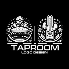 Obraz premium Taproom Vector Logo Design