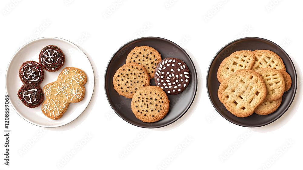 Poster delightful assortment of croissants with butter and jam generative ai