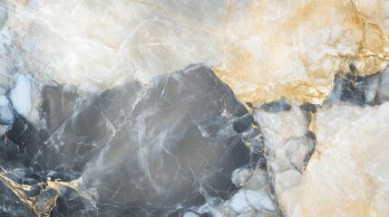 Elegant marble texture with gold accents in neutral tones
