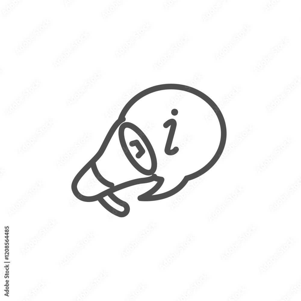 Poster viral outline icon vector design good for web or mobile app