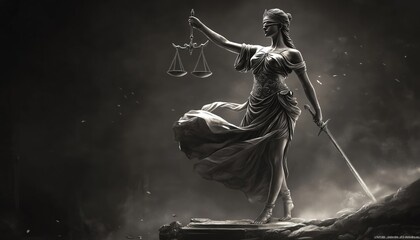 Themis: Goddess Of Justice And Law In Greek Mythology, Symbol Of Legal Order And Moral Knowing.