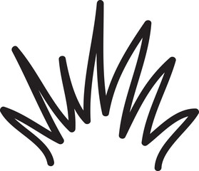 Handdrawn Grass Line Drawing