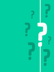 Question marks abstract background