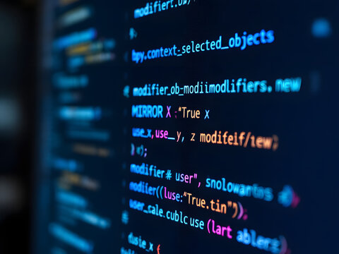 Coding, programming, code, software, development, computer, screen, text, syntax, language, editor, script, application, technology, digital, data, information, command, function, algorithm, debugging