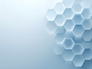 Blue hexagon pattern, modern geometric design.