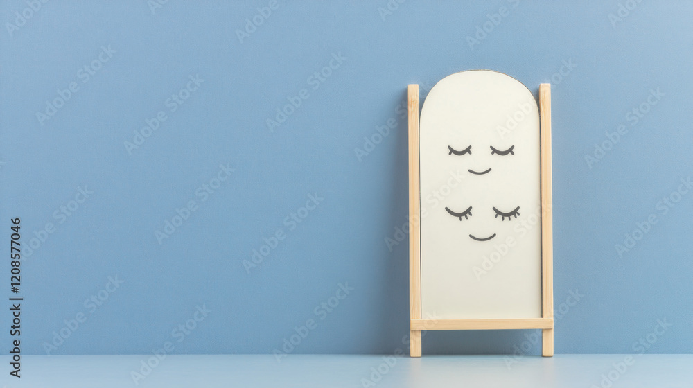 Poster sadness, a reflective image of a shattered mirror showing a sad face, symbolizing emotion and intros