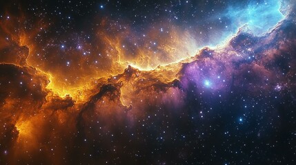 A nebula that appears as a glowing jellyfish, with long, illuminated tendrils stretching across the galaxy. 391