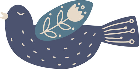 Scandinavian Folk Bird