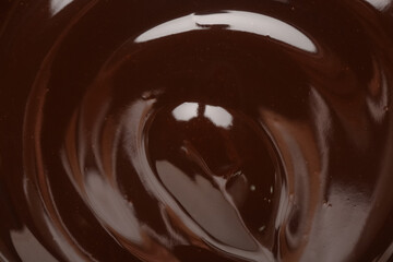 Sweet hot chocolate as background, closeup