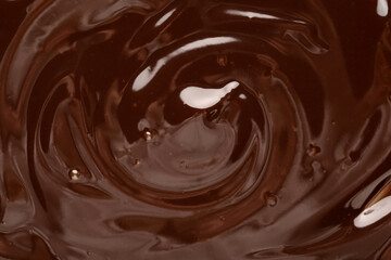 Sweet hot chocolate as background, closeup