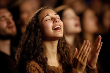 Devout prayer scene: sacred worship, divine plea, heartfelt devotion, peaceful sanctuary, spiritual moment, holy reflection, solemn faith, quiet ritual, personal belief, sacred atmosphere.