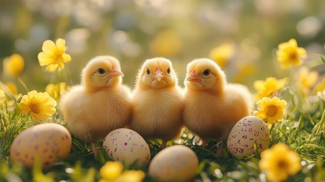 Spring Time Chickens