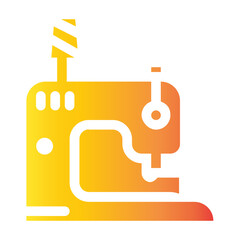 sewing machine illustration vector