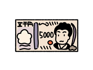 シンプルタッチの新五千円札