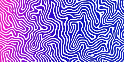 Abstract Purple and Blue Swirling Lines Pattern Organic Texture Background Design