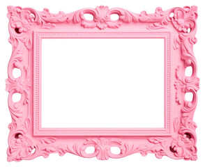 PNG Vintage frame pink decorative.